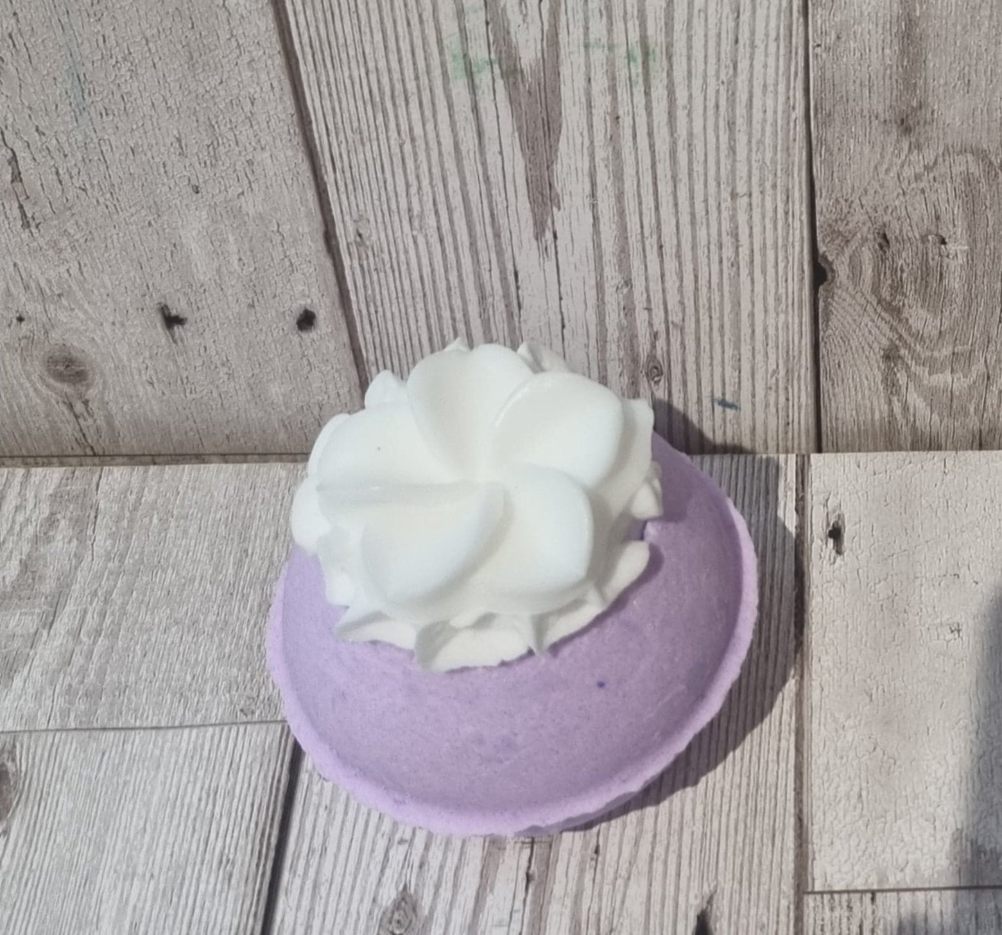 Lavender and Chamomile Whipped Top Bath Bomb