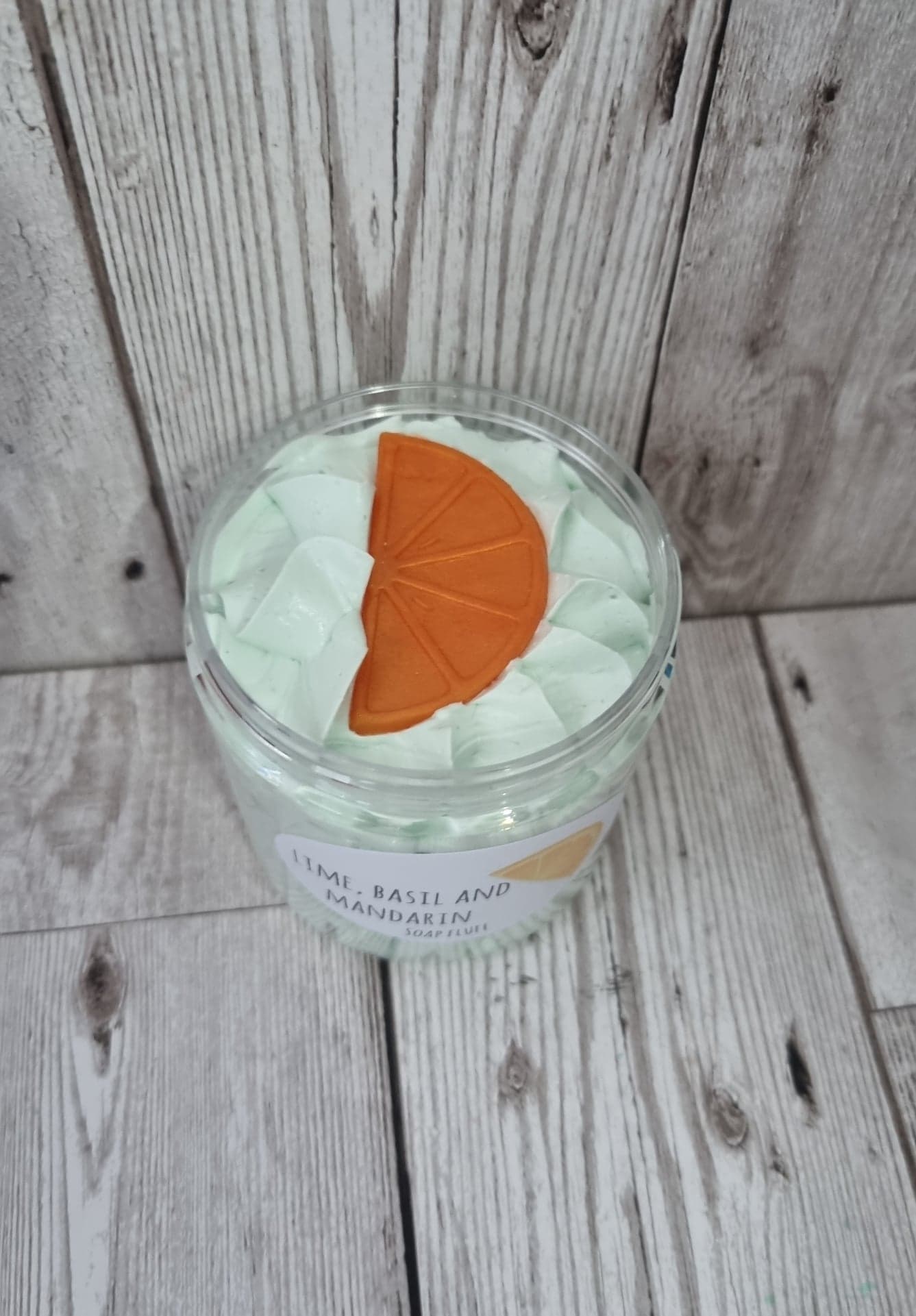 'Lime, Basil and Mandarin' Soap Fluff