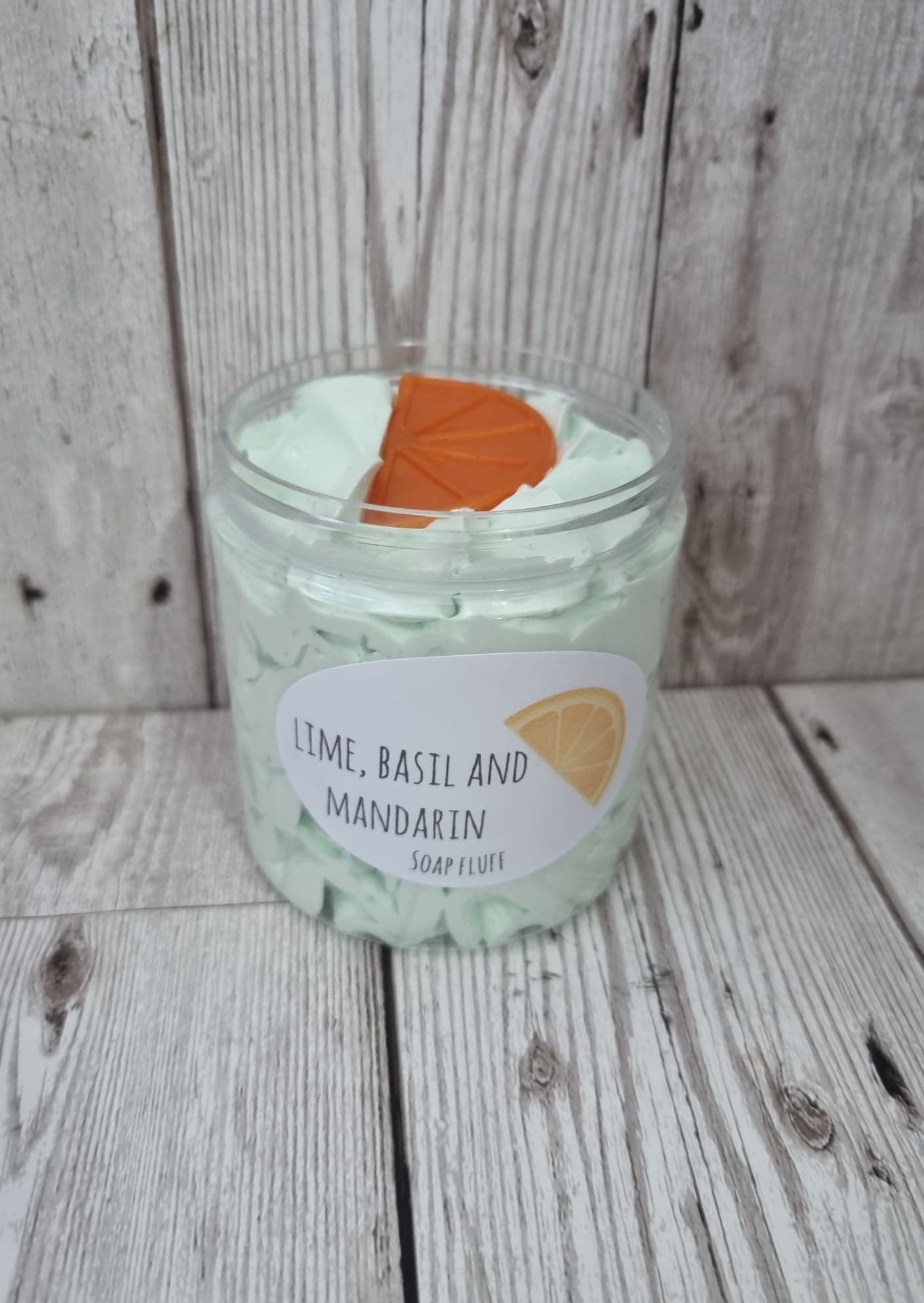 'Lime, Basil and Mandarin' Soap Fluff
