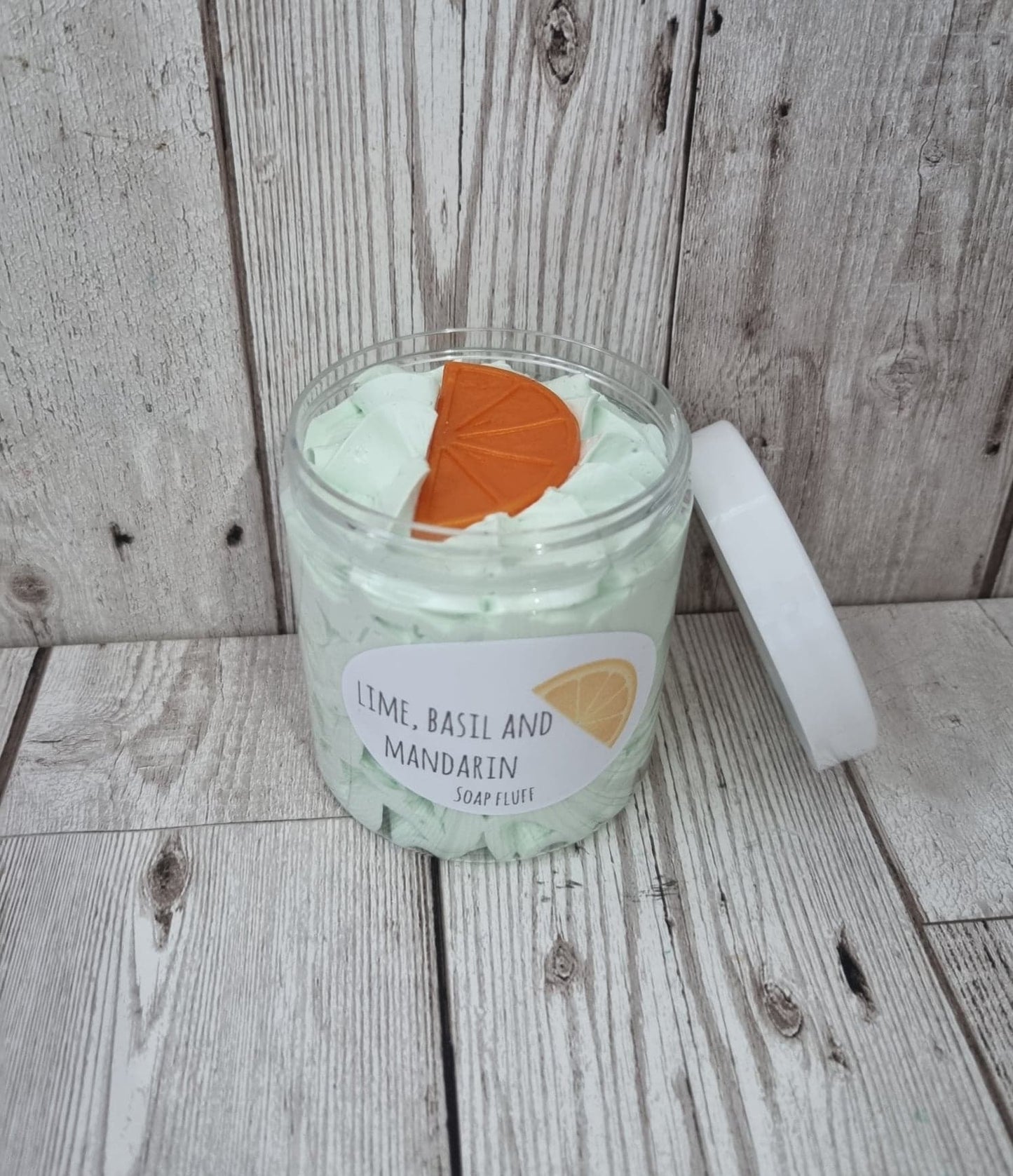 'Lime, Basil and Mandarin' Soap Fluff