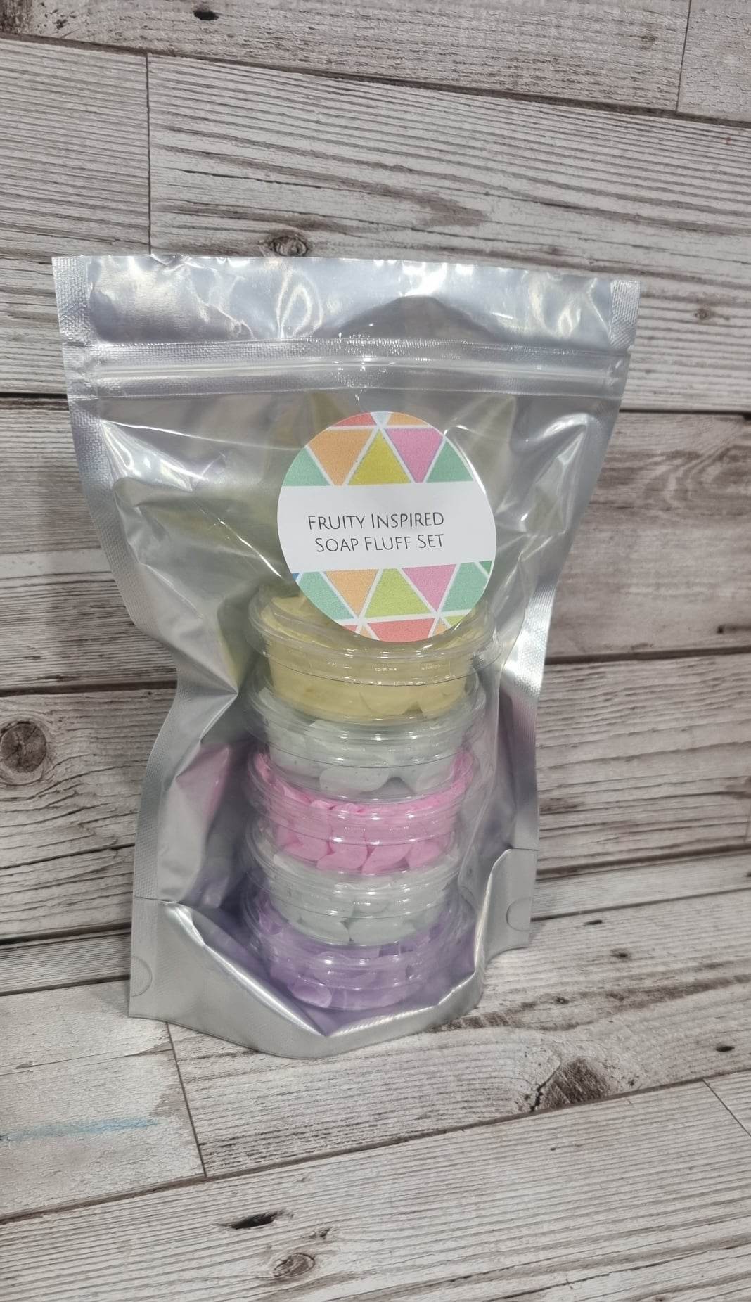 'Soap Fluff Travel Set'- Fruity Inspired