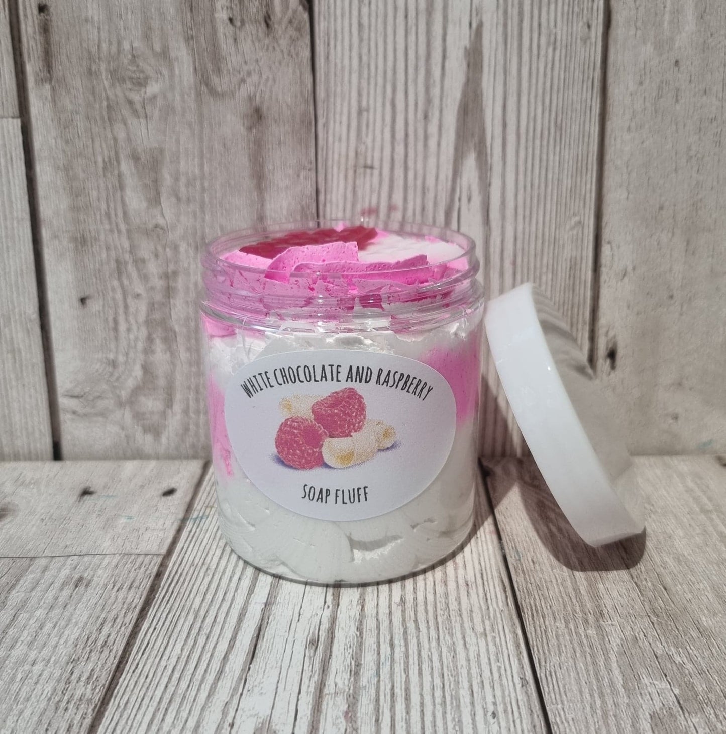 'White Chocolate and Raspberry' Soap Fluff