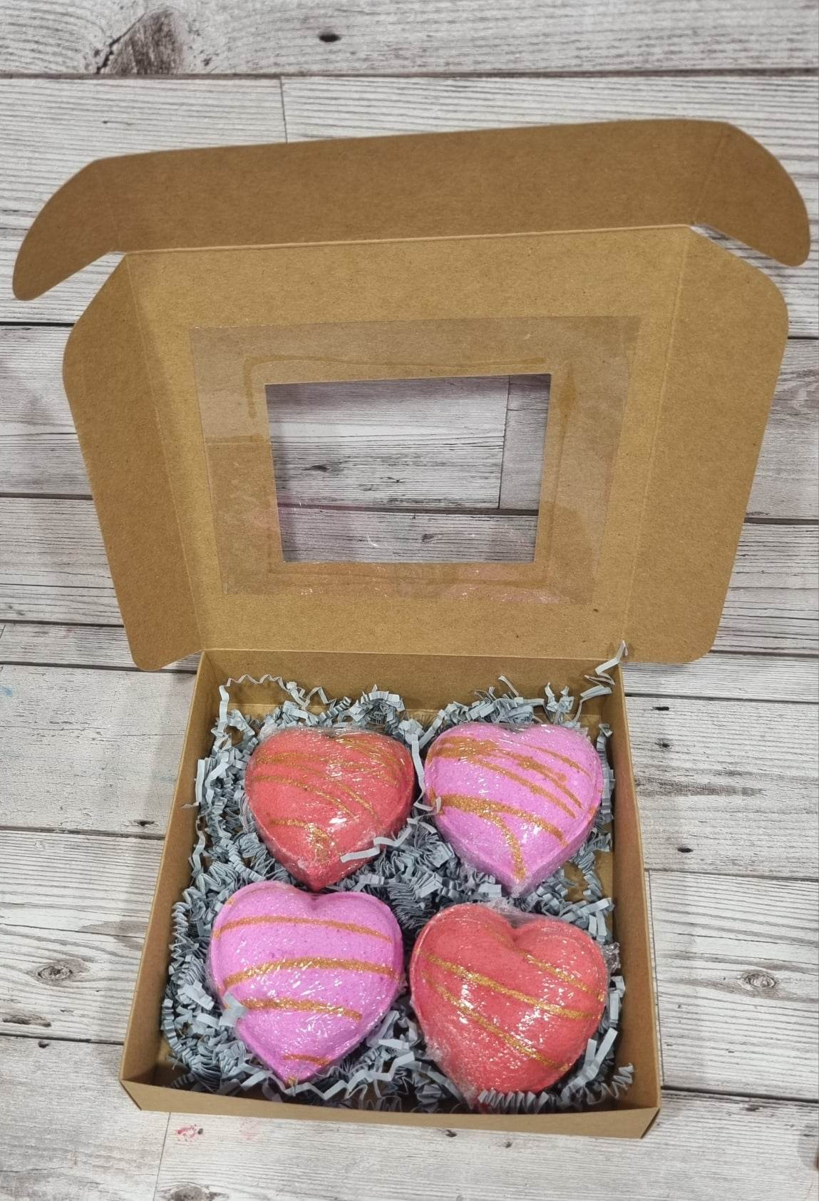 'With Love' Set of 4 Bath Bombs