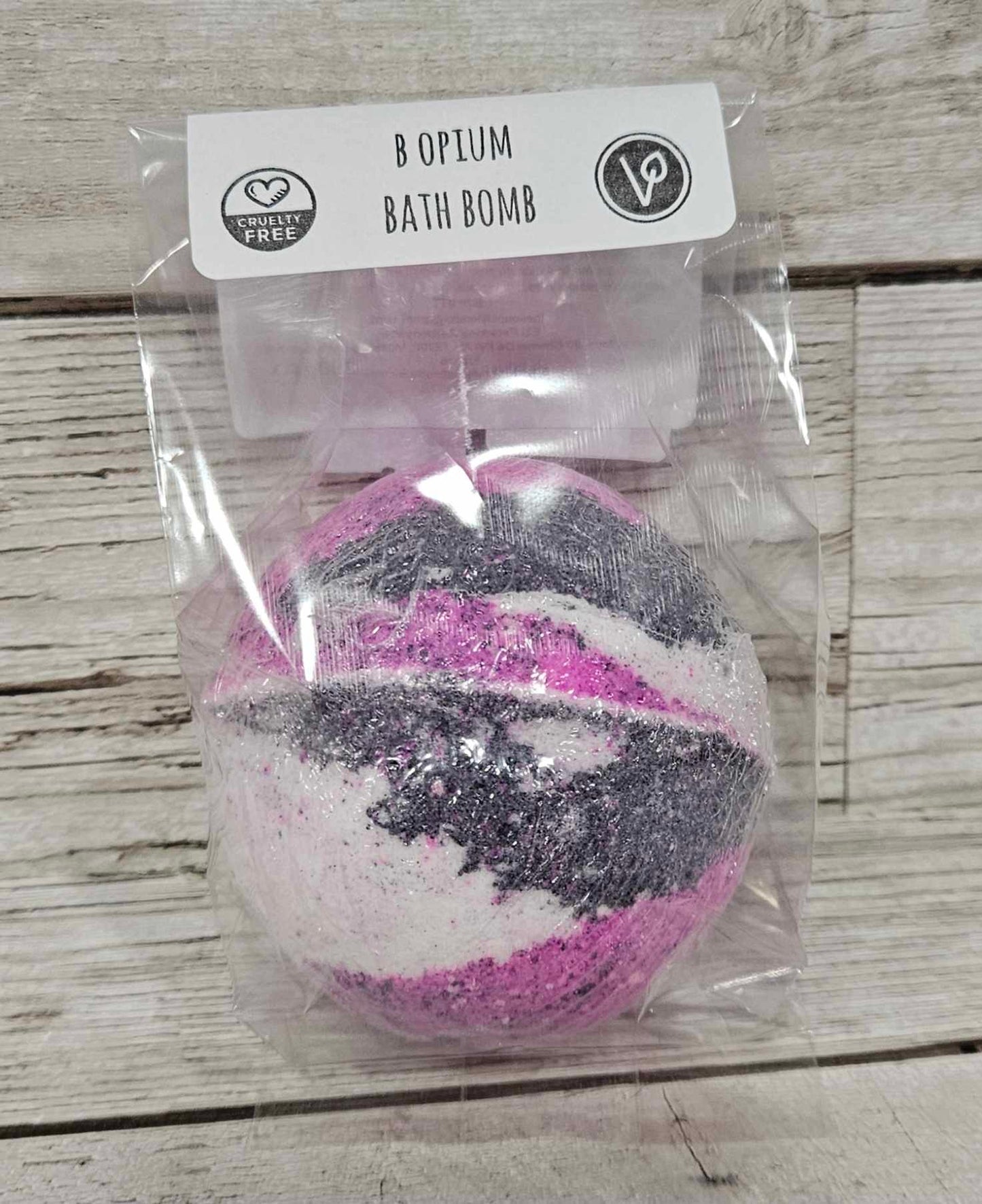 'B Opium' Jumbo Round Bath Bomb-245g