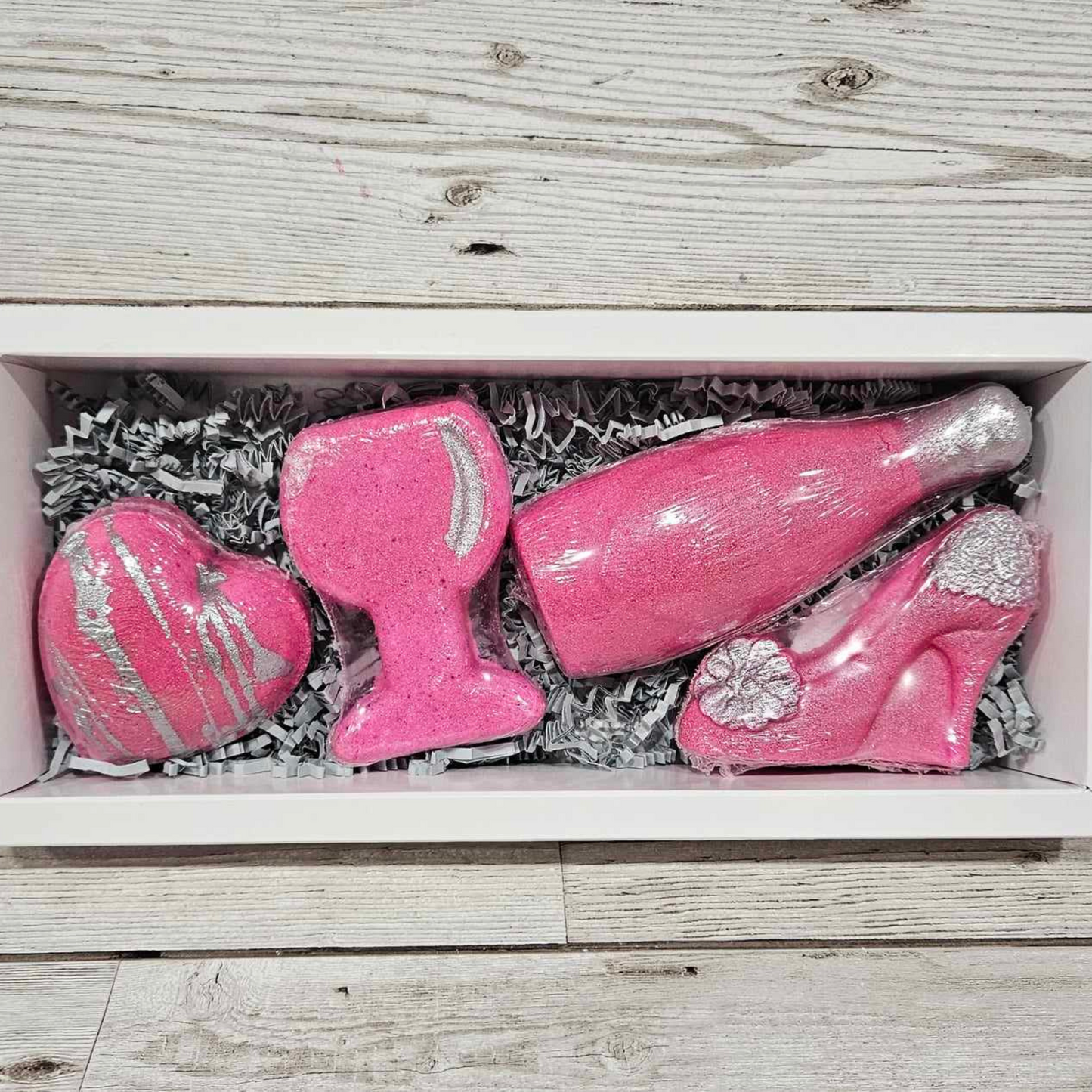 'Raspberry Fizz' Bath Bomb Gift Set