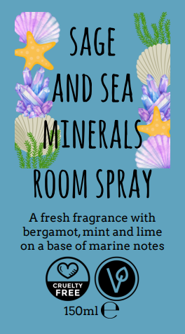 'Sage and Sea Minerals' Room Spray-150ml
