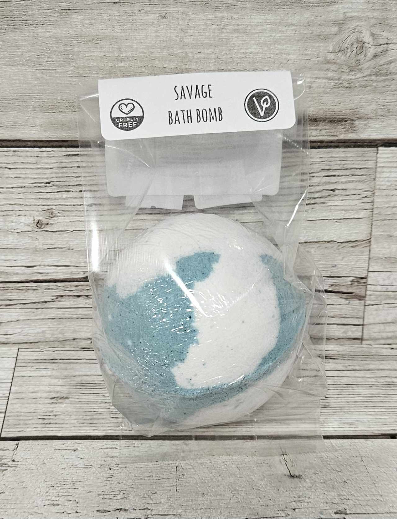 'Savage' Jumbo Round Bath Bomb-260g