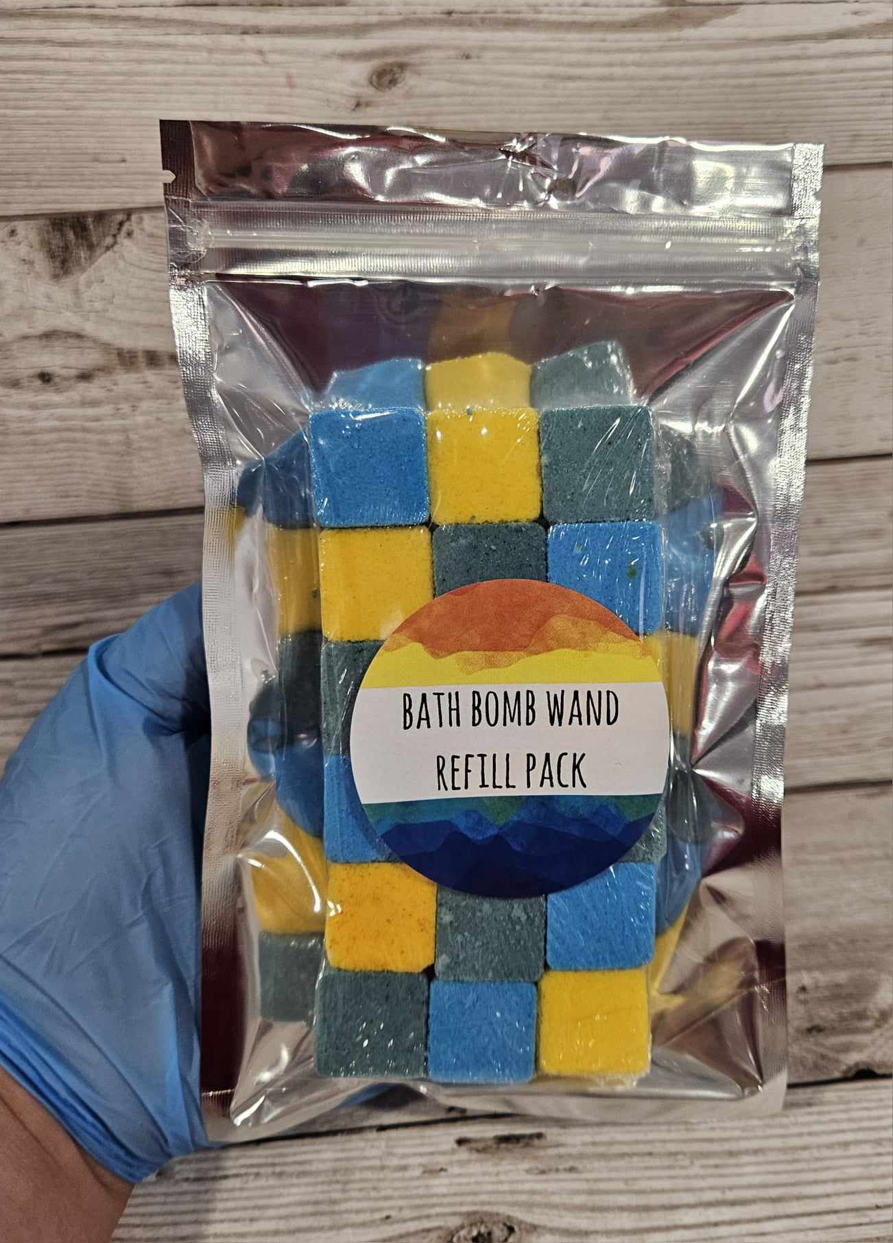 'Mermaid' Bath Bomb Wand Refill Pack-160g