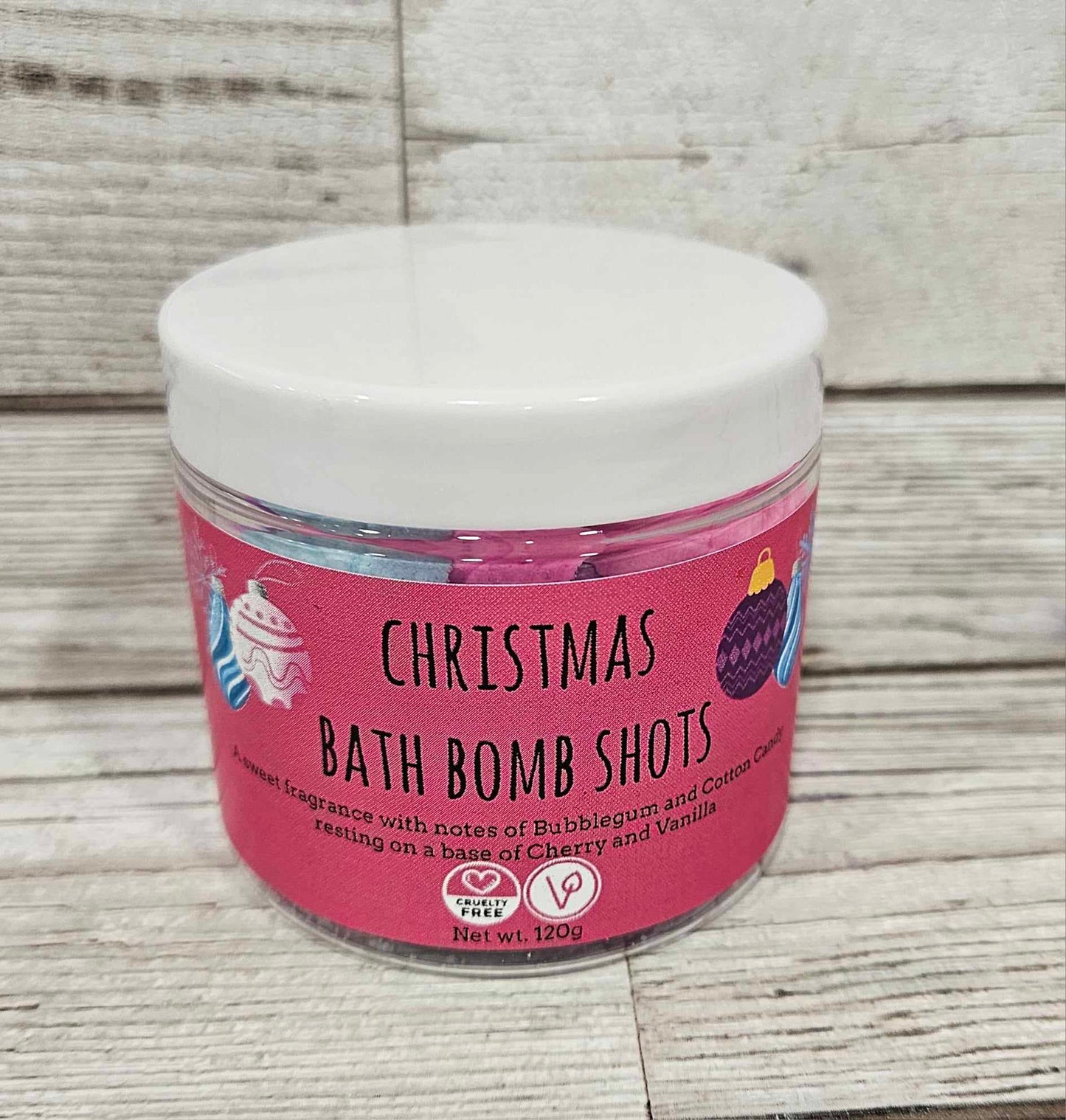 Christmas Mini Bath Bomb Shots-160g