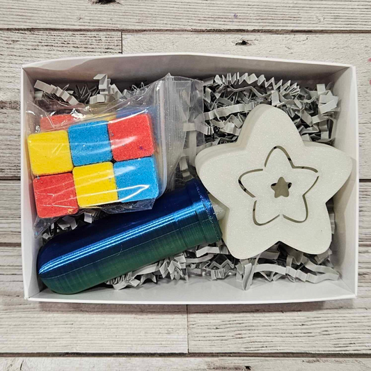 'Glow in the Dark Star' Bath Bomb Wand Set