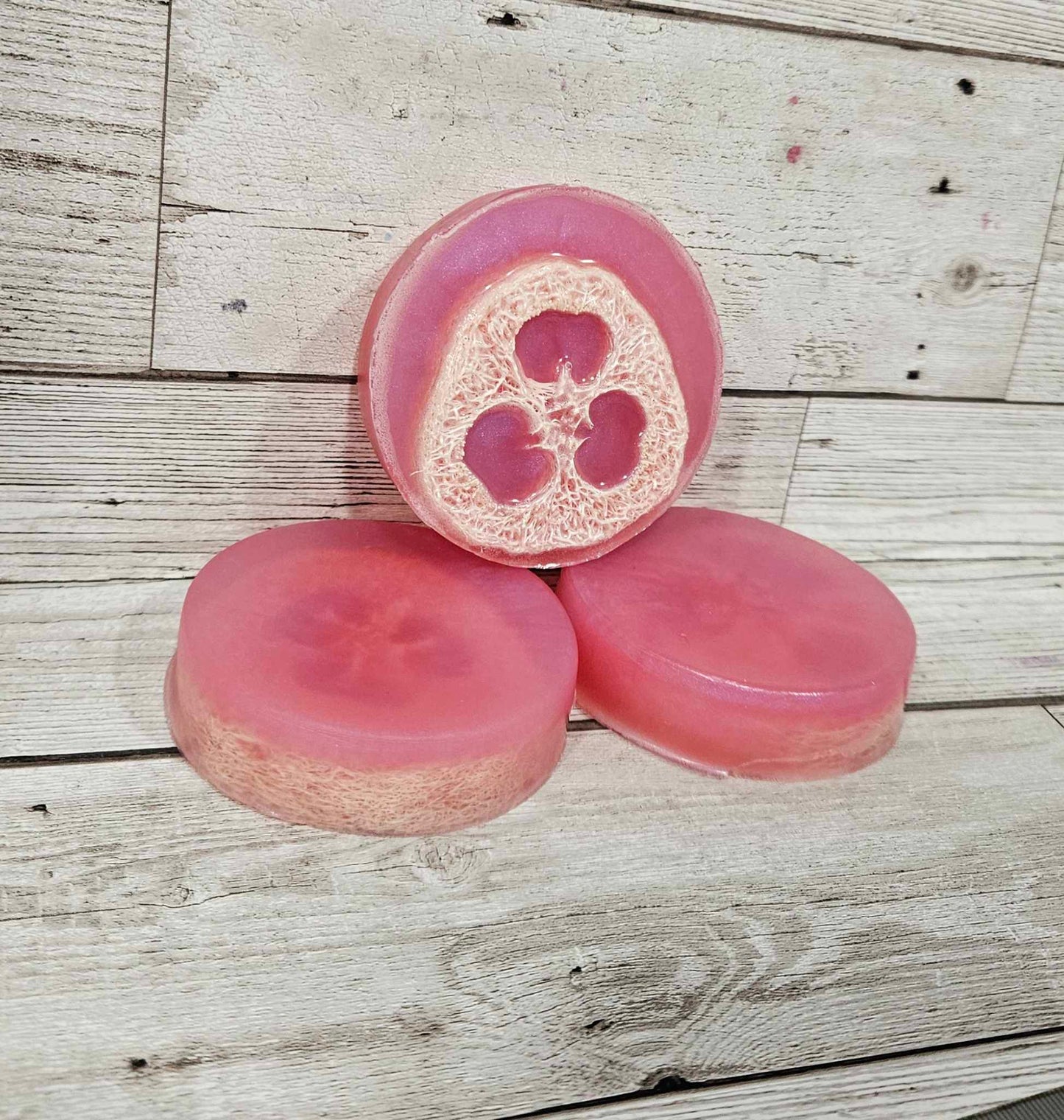 'Candy Floss' Loofah Soap Bar