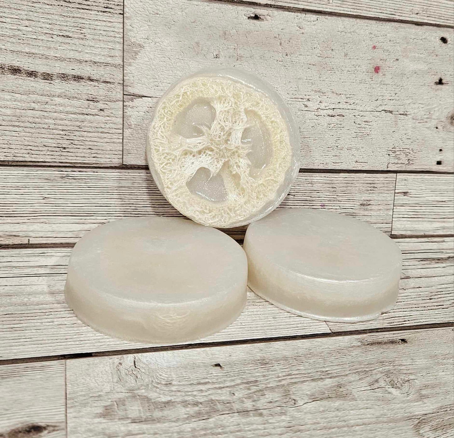 'Almond Milk Scented' Loofah Soap Bar