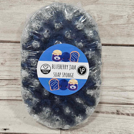 'Blueberry Jam' Exfoliating Soap Sponge