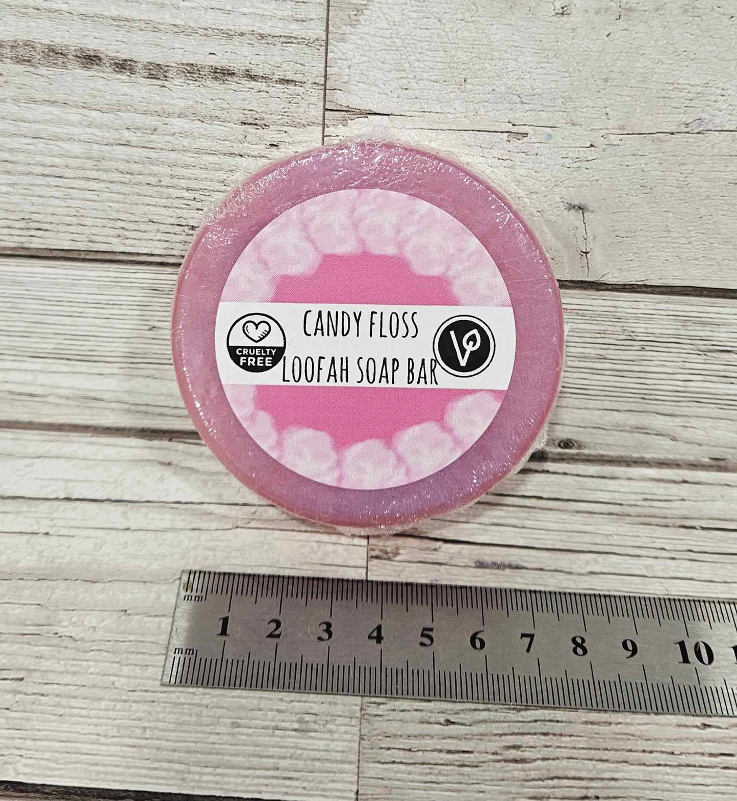 'Candy Floss' Loofah Soap Bar