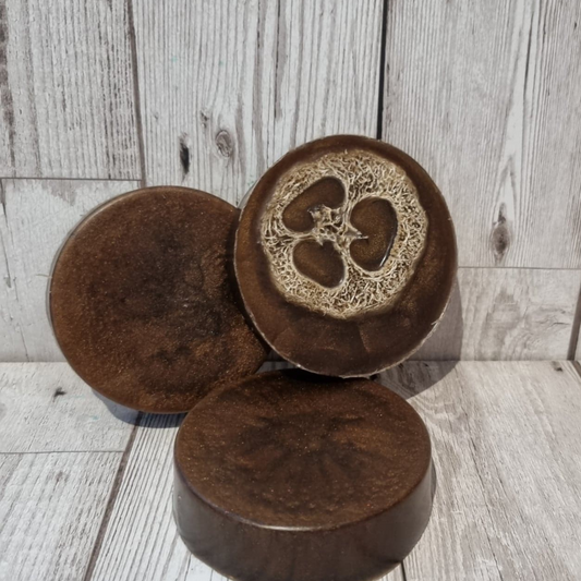 Chocolate Orange Loofah Soap Bar