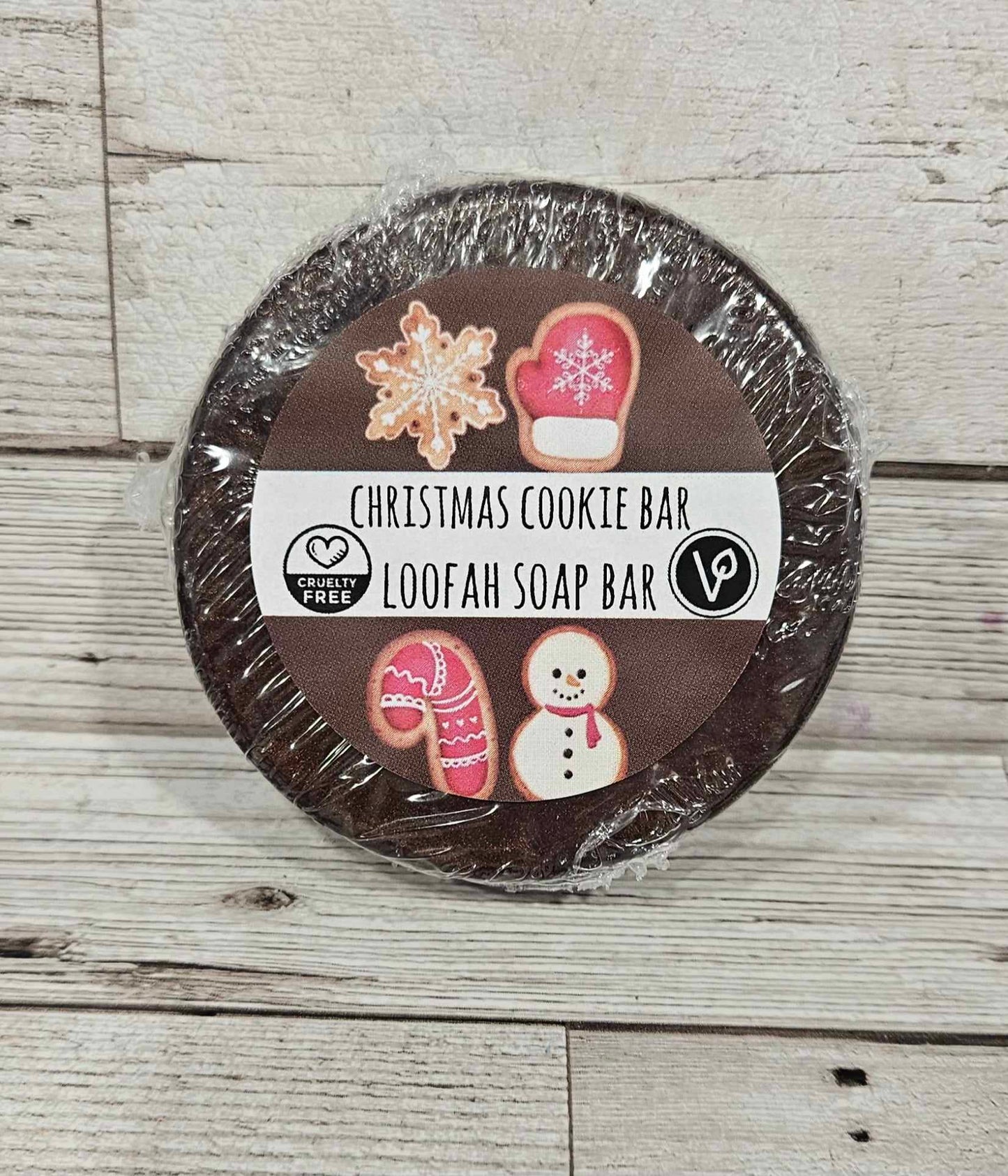 Christmas Cookie Loofah Soap Bar