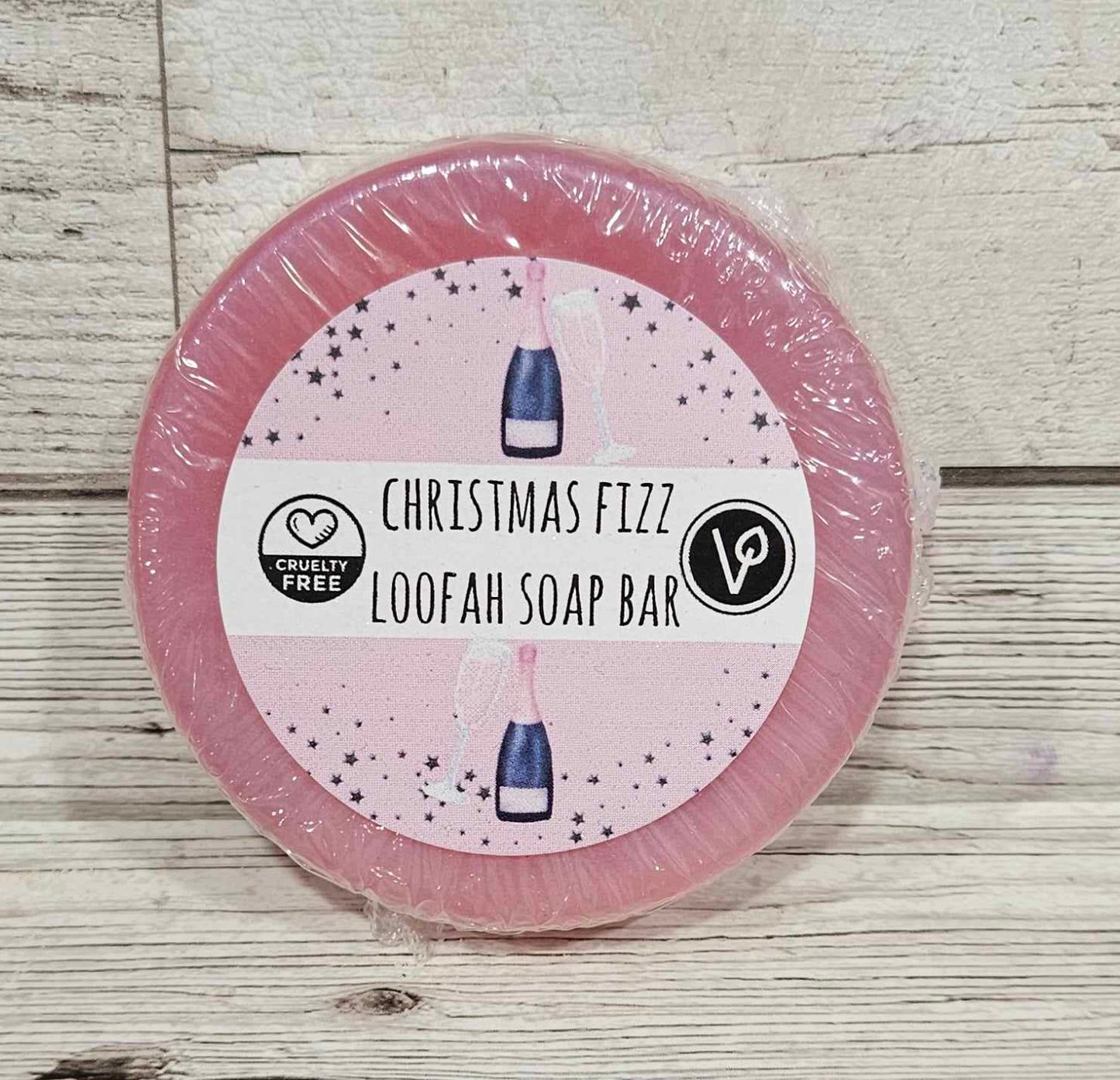 Christmas Fizz Loofah Soap Bar