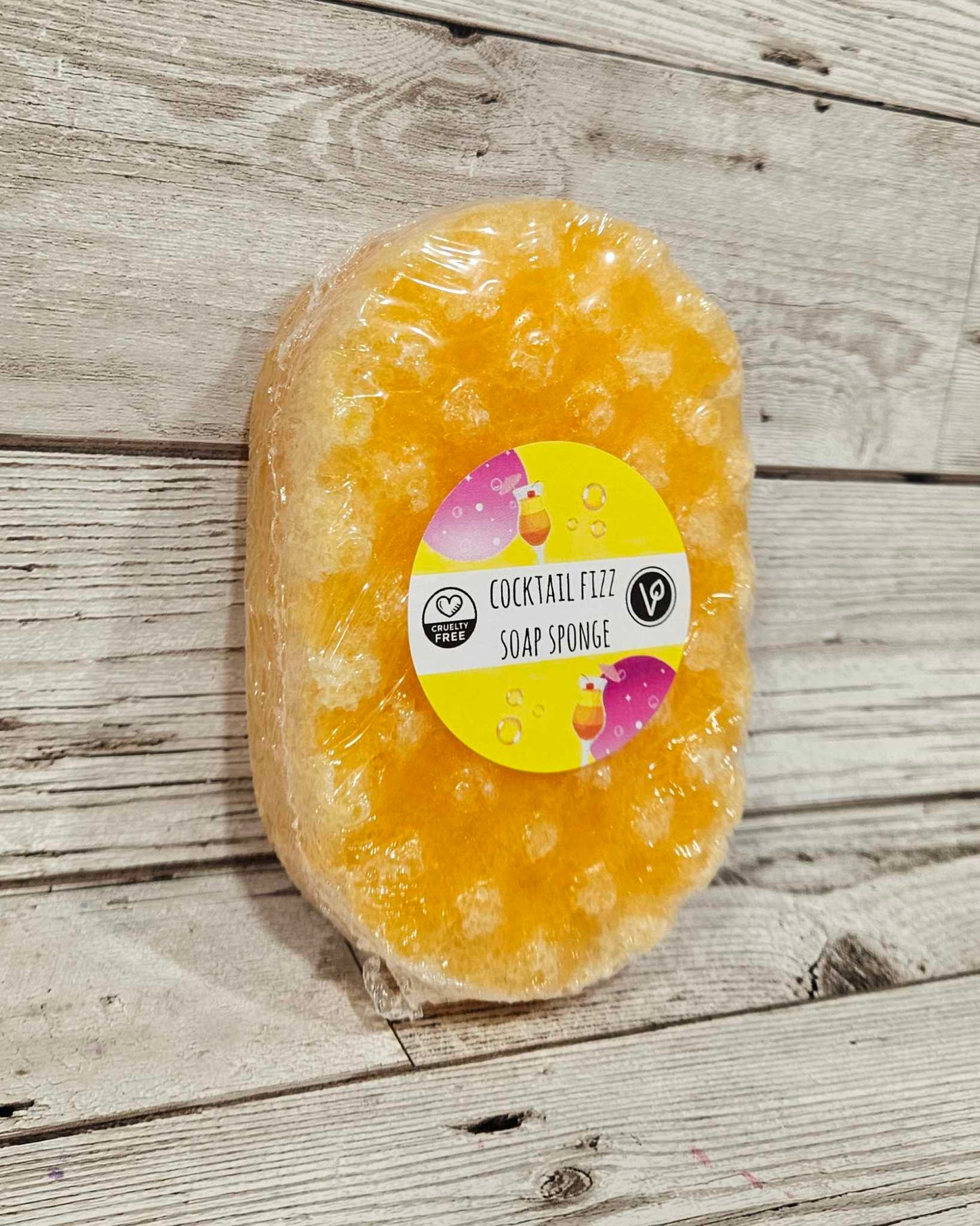'Cocktail Fizz' Exfoliating Soap Sponge