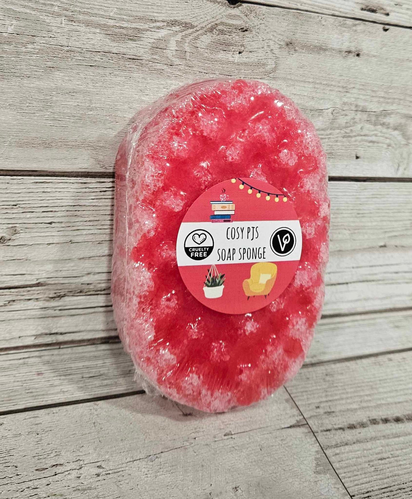 'Cosy PJs' Exfoliating Soap Sponge