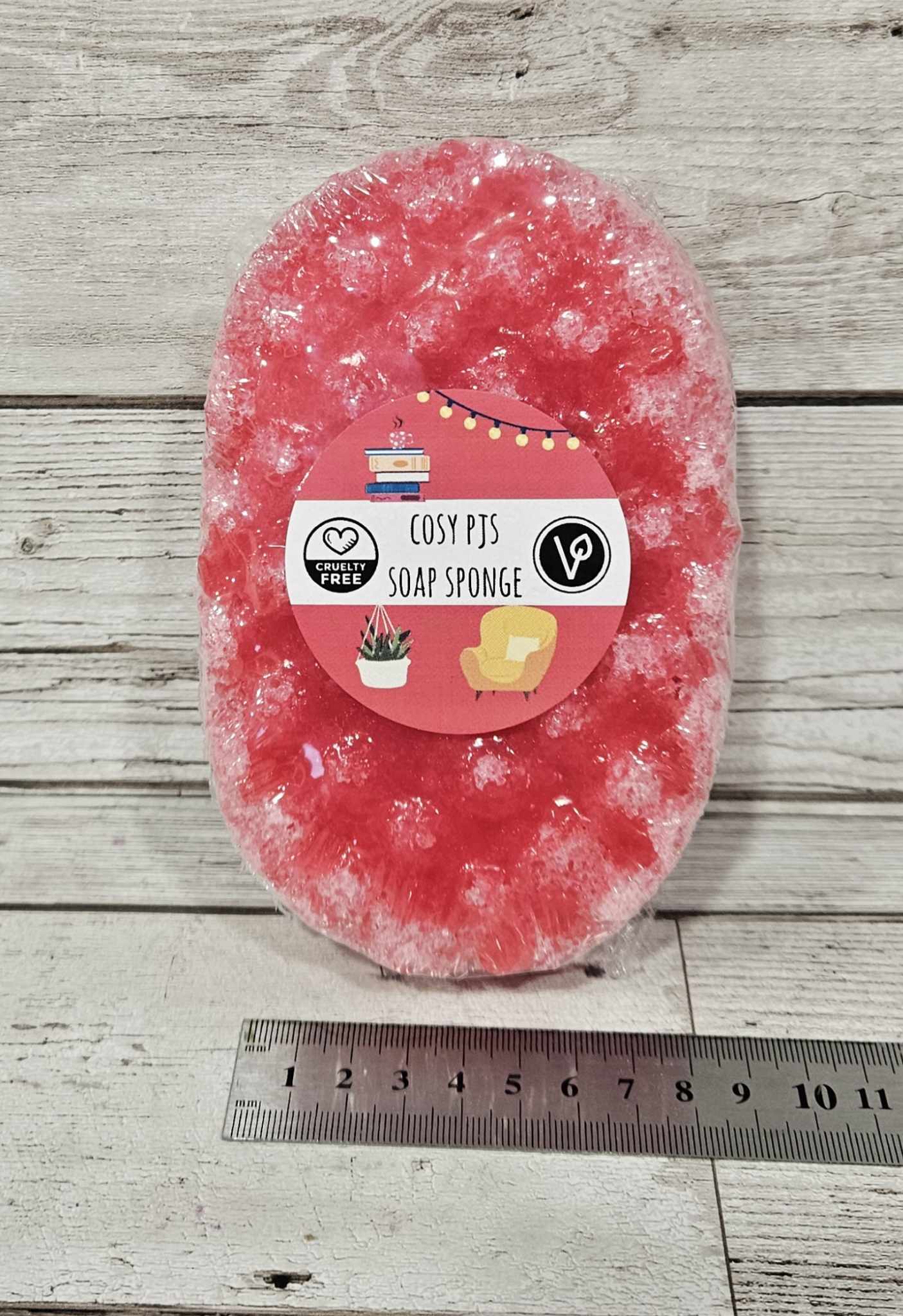 'Cosy PJs' Exfoliating Soap Sponge