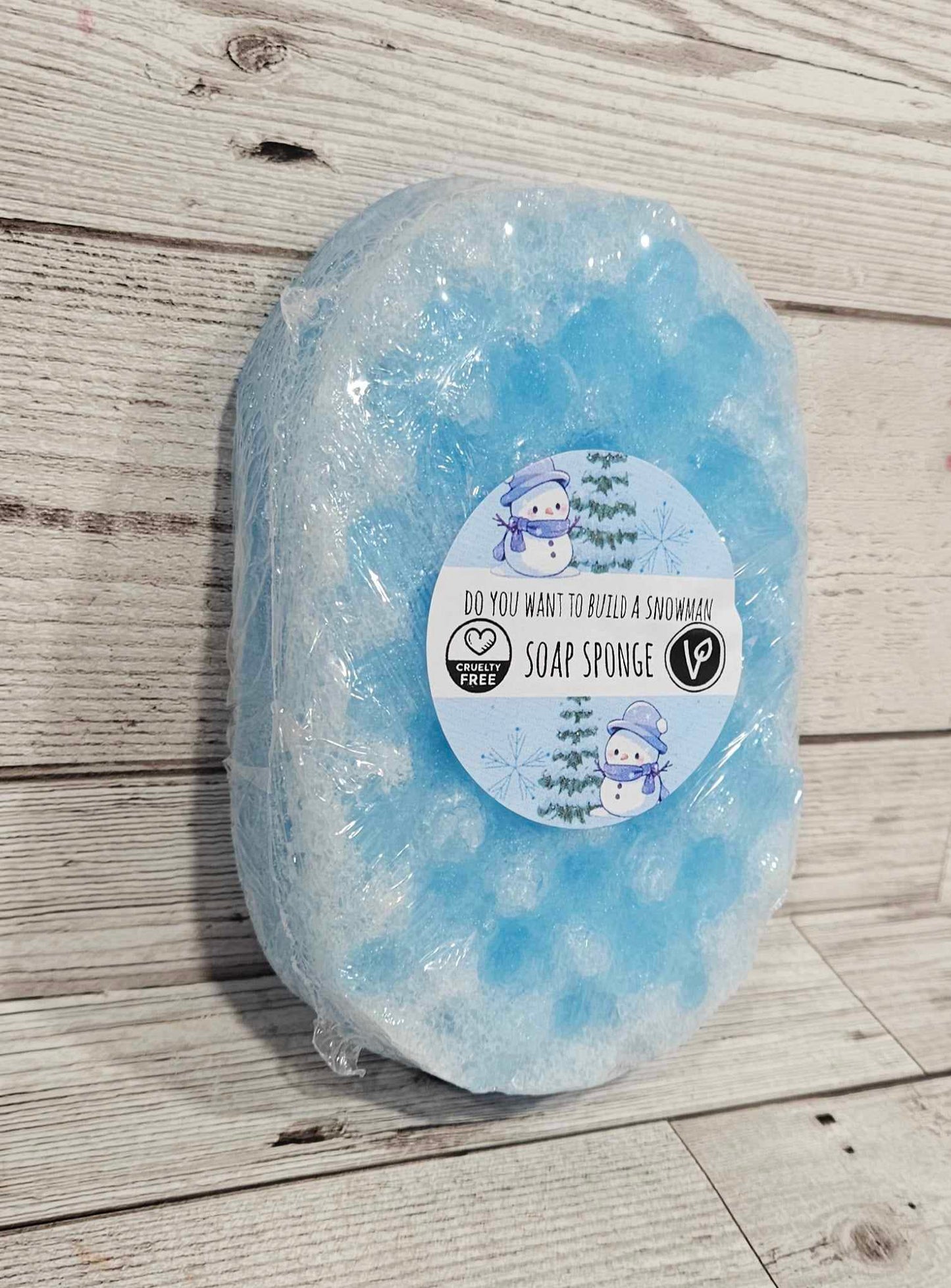 Do you want to build a snowman Soap Sponge