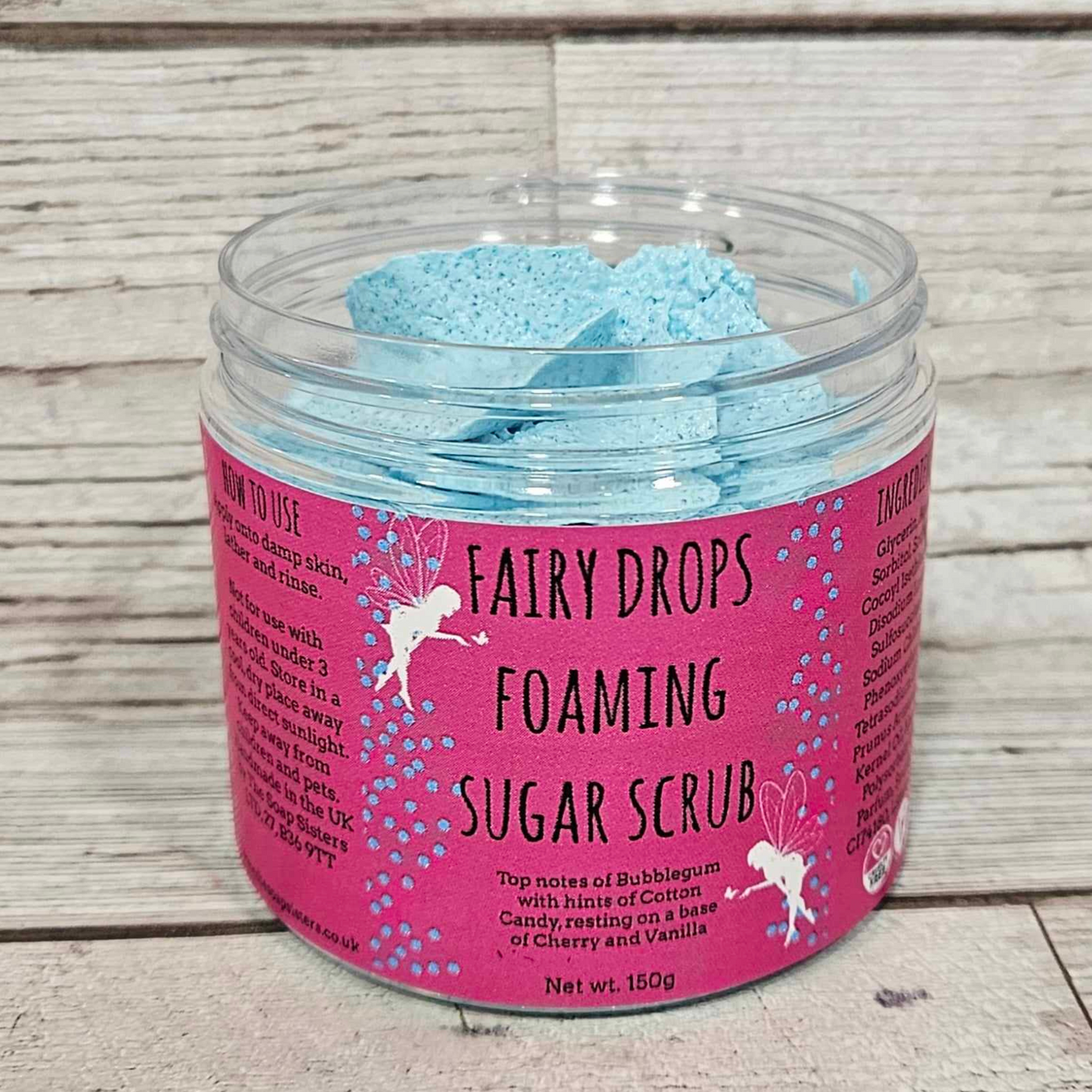 'Fairy Drops' Foaming Body Sugar Scrub-150g