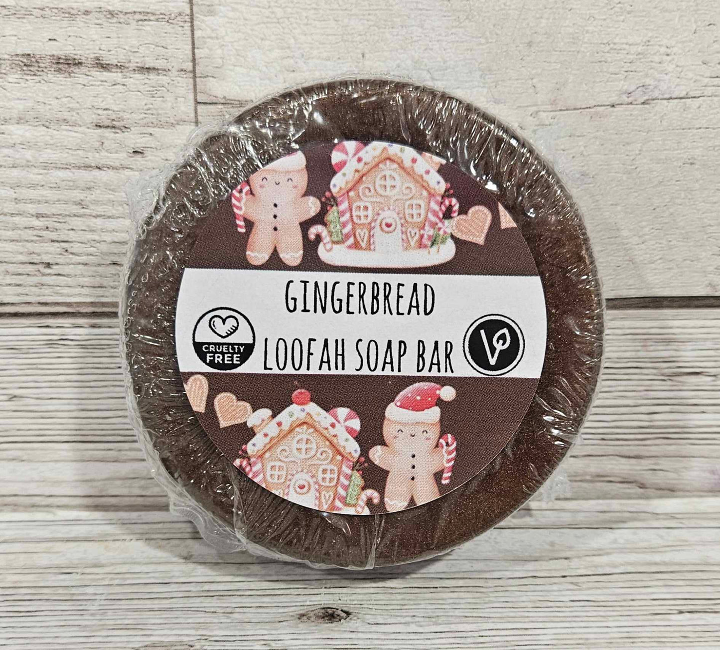 Gingerbread Loofah Soap Bar