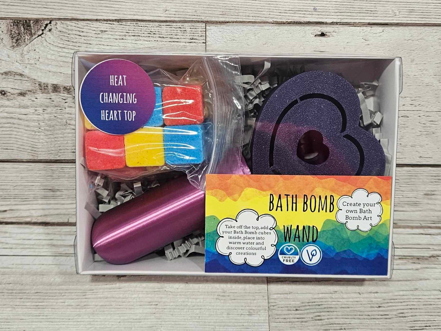 'Heat Changing Heart' Bath Bomb Wand Set