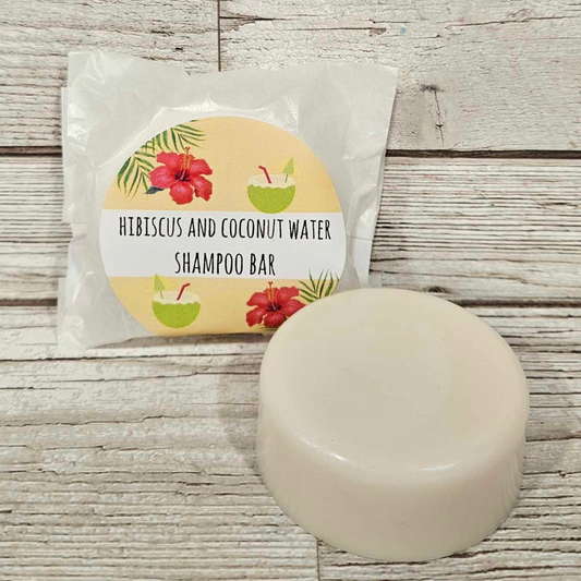 'Hibiscus and Coconut Water' Shampoo Bar