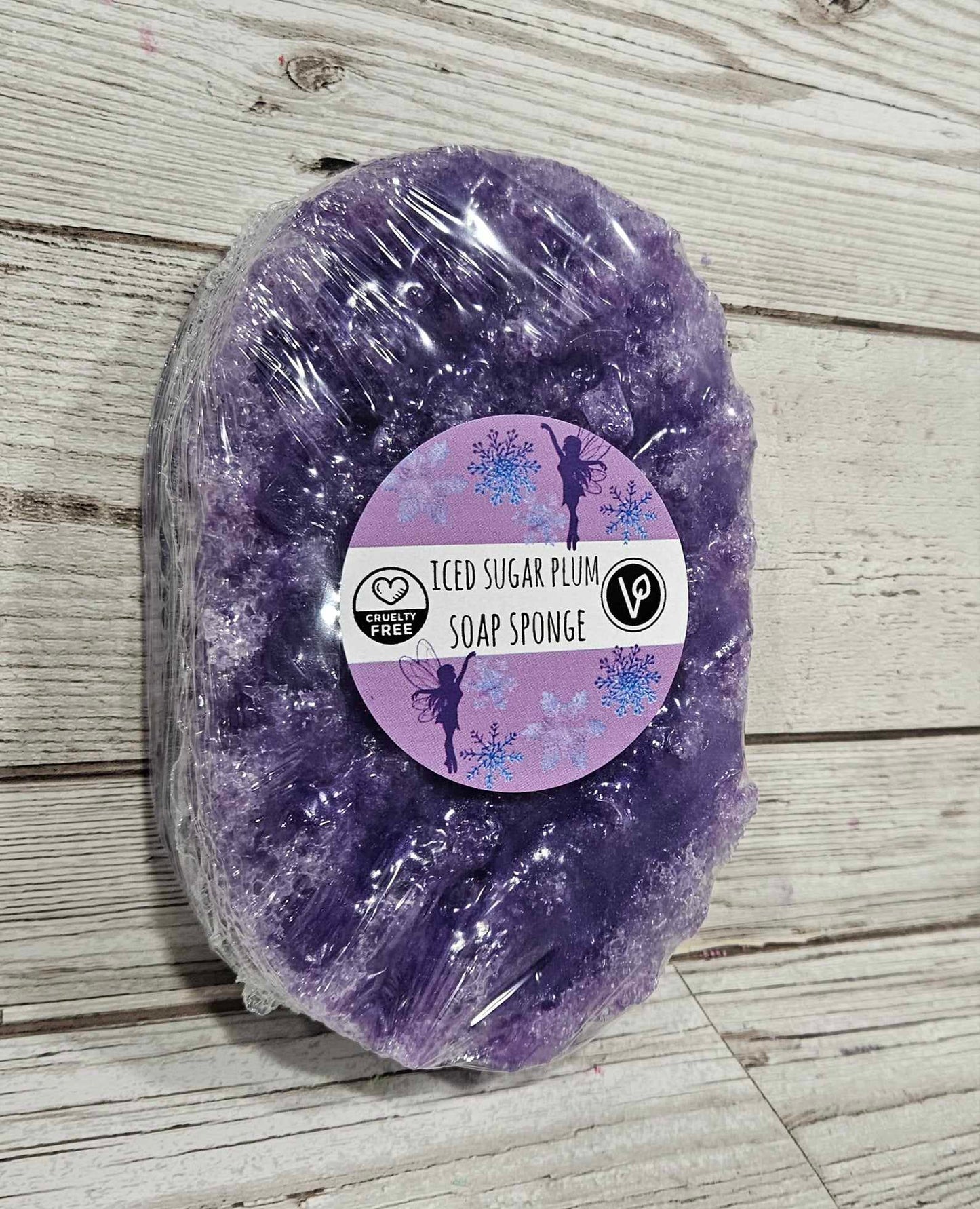 Iced Sugar Plum Soap Sponge