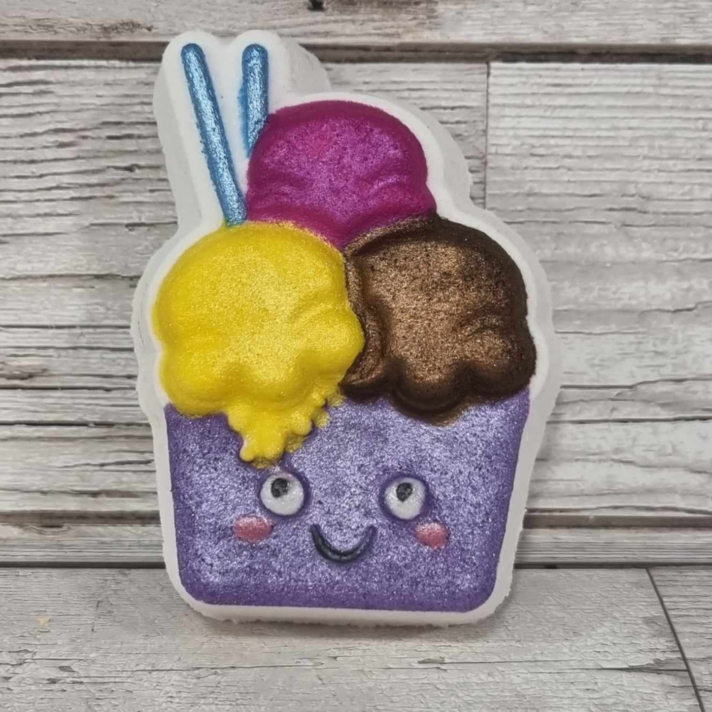 'Kawaii ice cream sundae' Bath Bomb