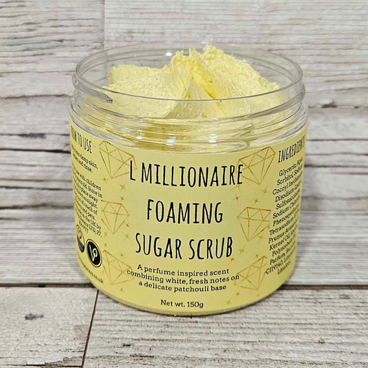 'L Millionaire' Foaming Body Sugar Scrub-150g