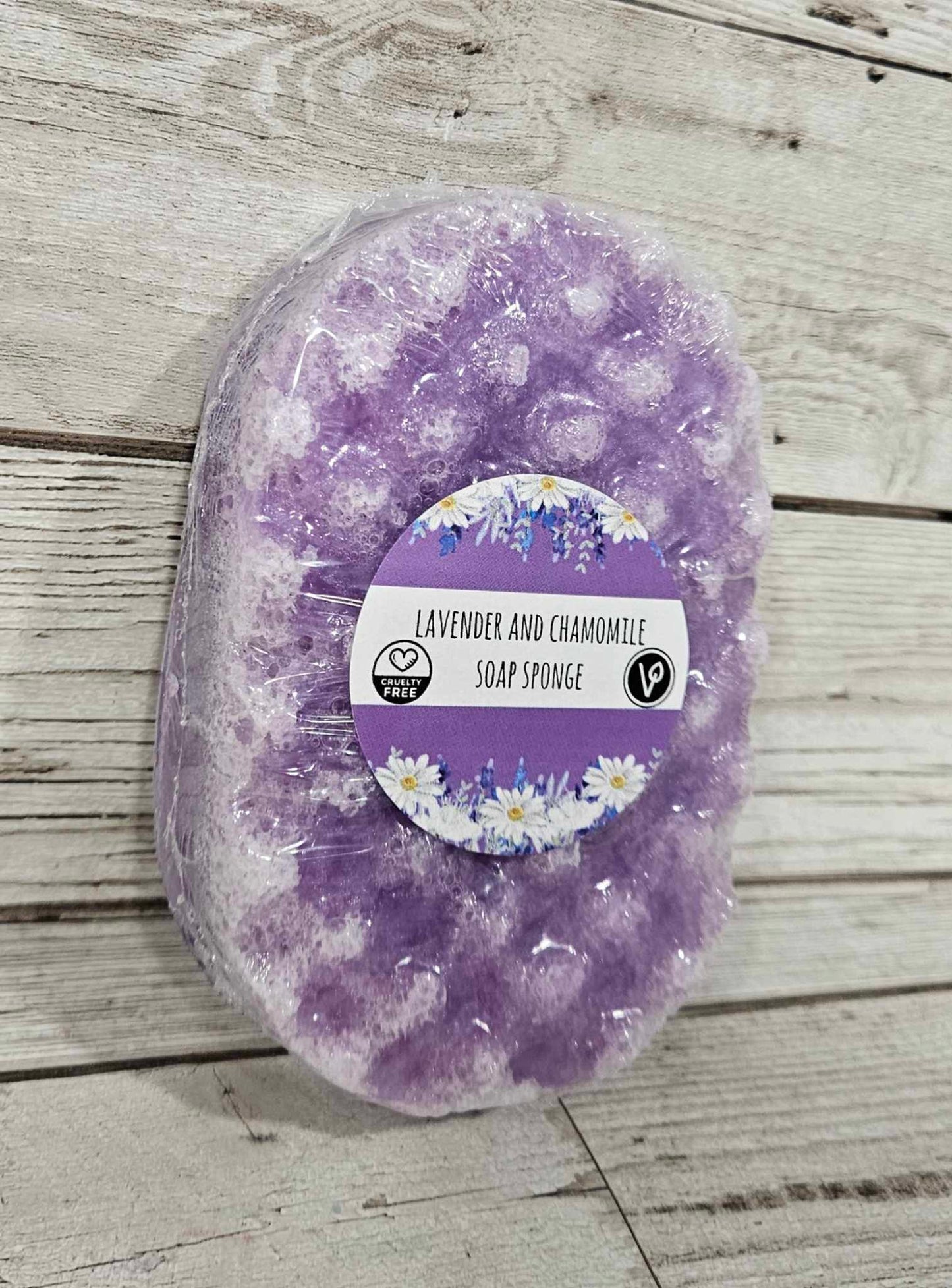 Lavender and Chamomile Exfoliating Soap Sponge