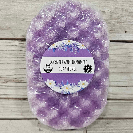 'Lavender and Chamomile' Exfoliating Soap Sponge