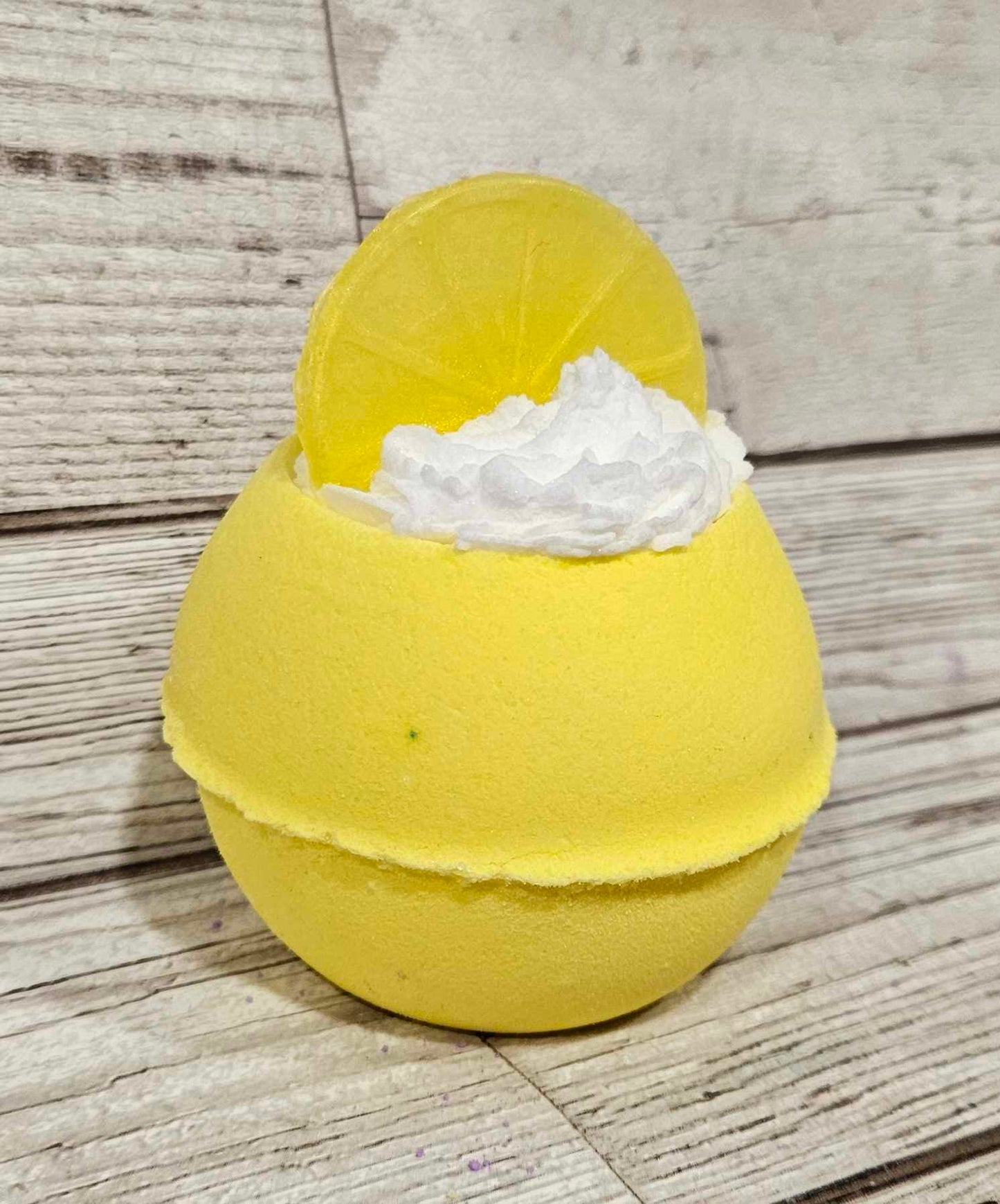 'Lemon Sherbet' Whipped Top Bath Bomb