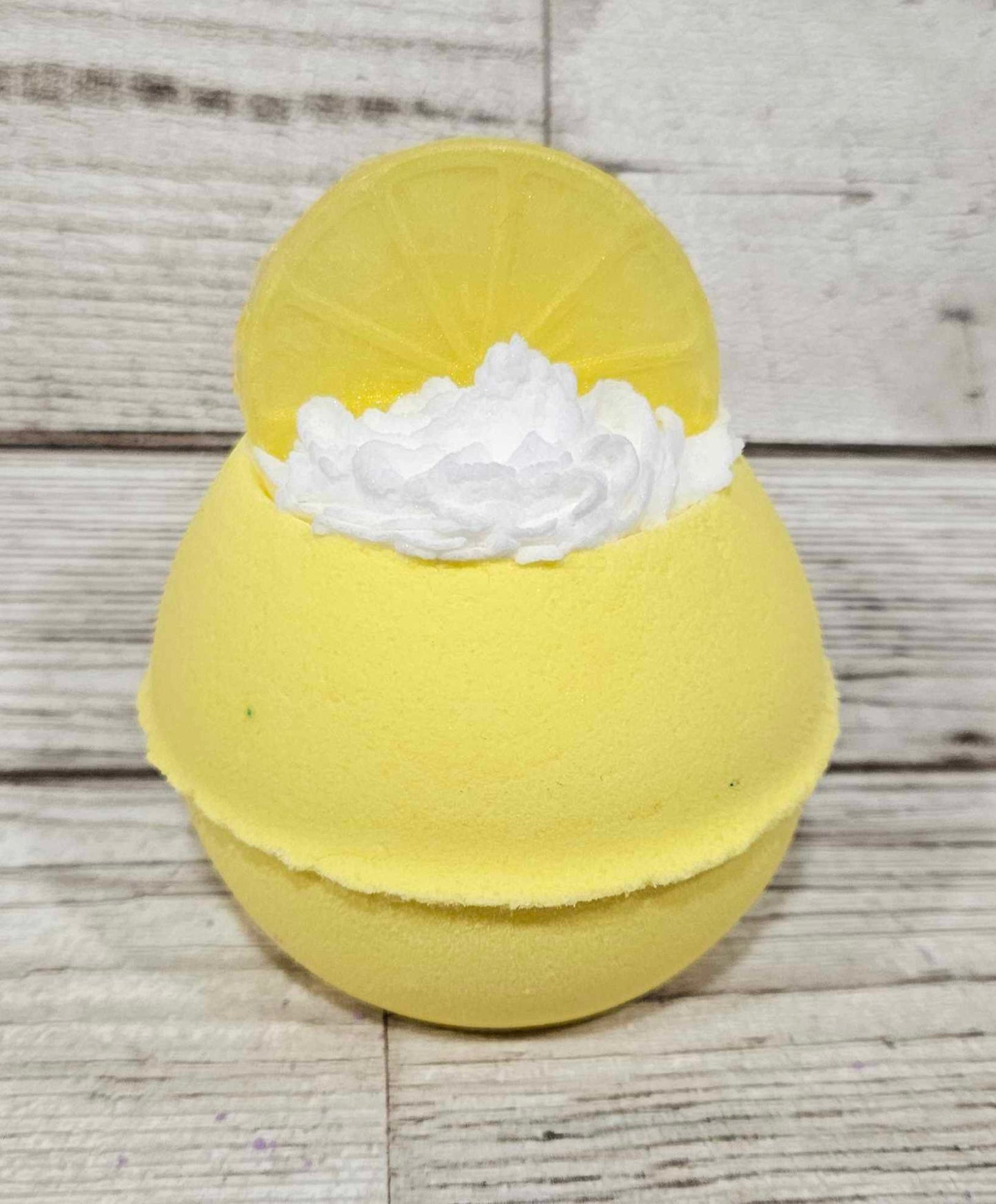'Lemon Sherbet' Whipped Top Bath Bomb