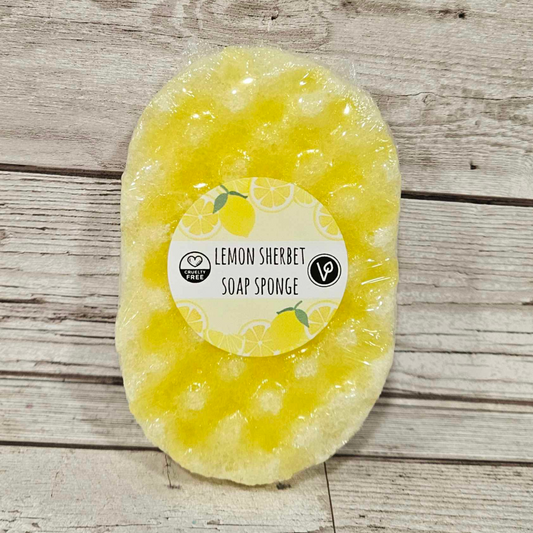 'Lemon Sherbet' Exfoliating Soap Sponge