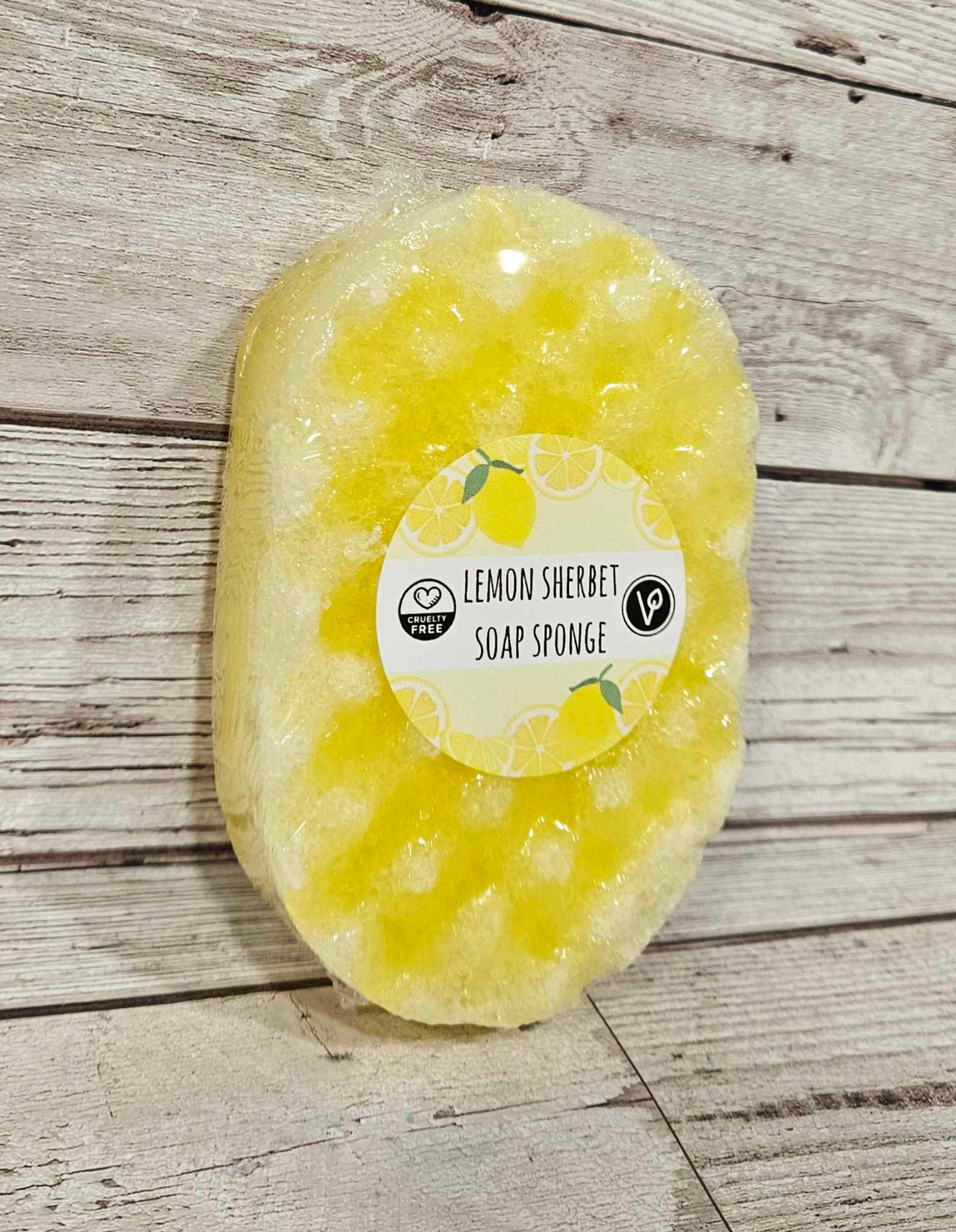 'Lemon Sherbet' Exfoliating Soap Sponge