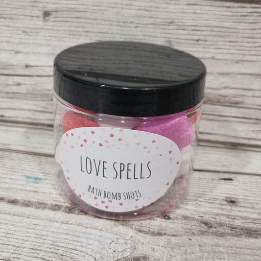 Love Spells Mini Bath Bomb Shots