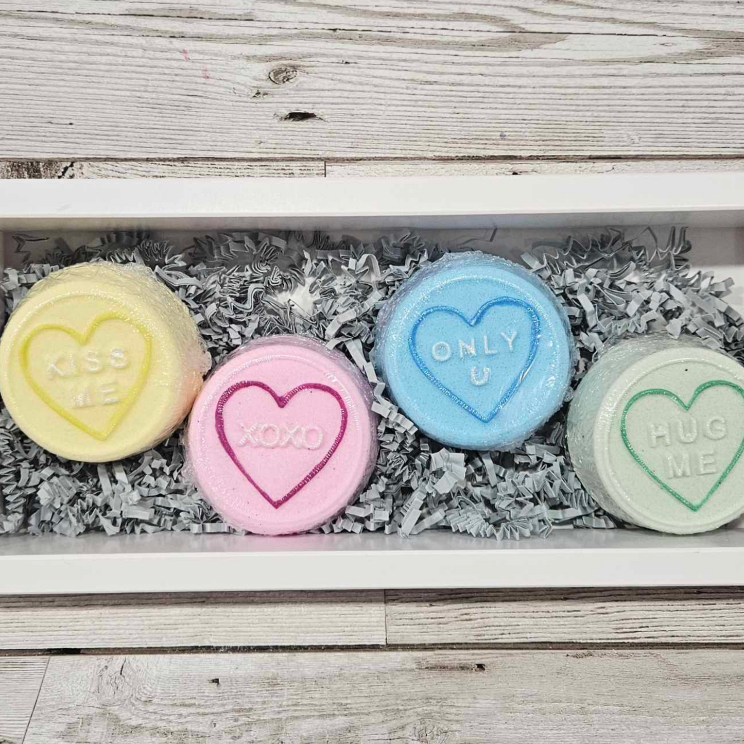 'Love Hearts' Bath Bomb Gift Set