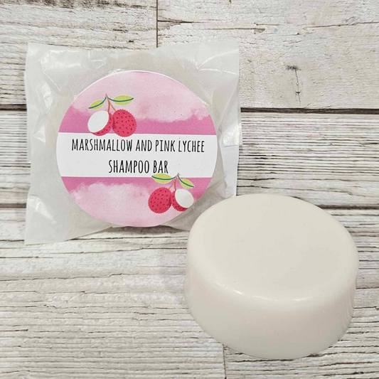 'Marshmallow and Pink Lychee' Shampoo Bar