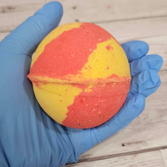 'Myrrh and Tonka' Jumbo Round Bath Bomb-260g