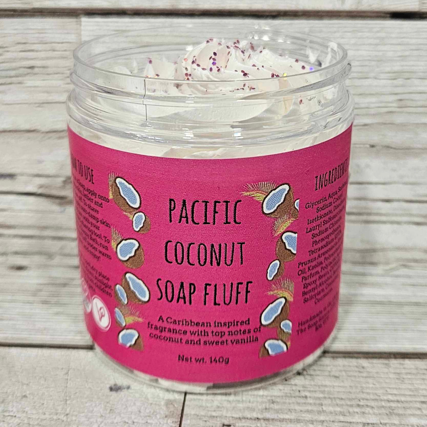 'Pacific Coconut' Whipped Soap Fluff