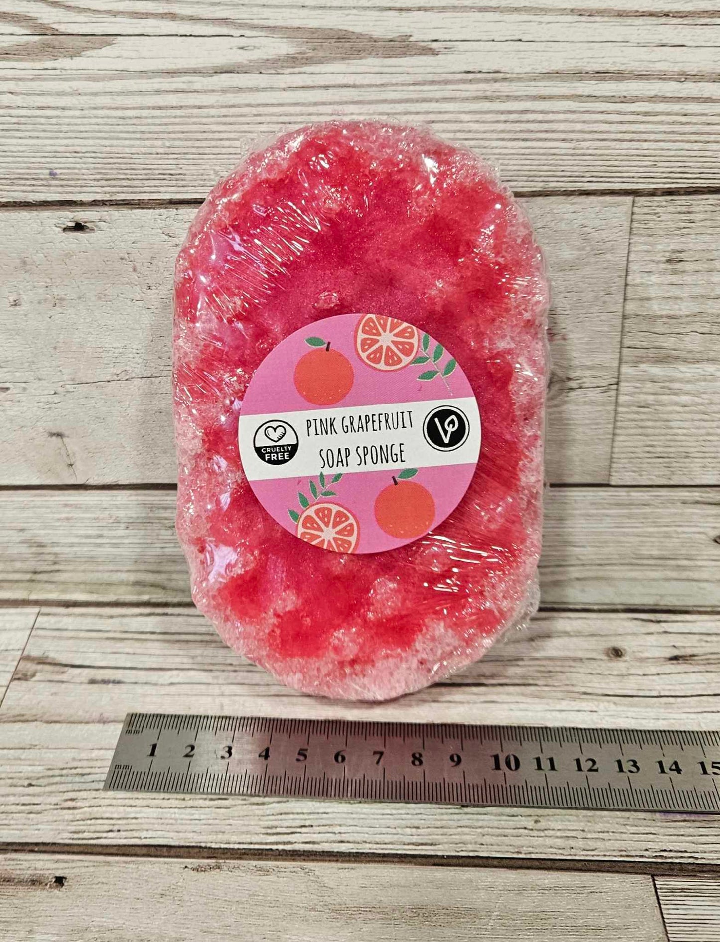 'Pink Grapefruit' Exfoliating Soap Sponge