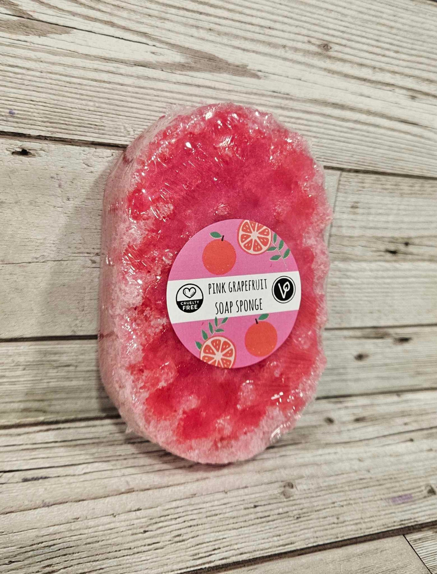 'Pink Grapefruit' Exfoliating Soap Sponge