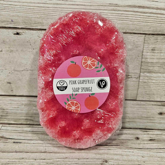 'Pink Grapefruit' Exfoliating Soap Sponge