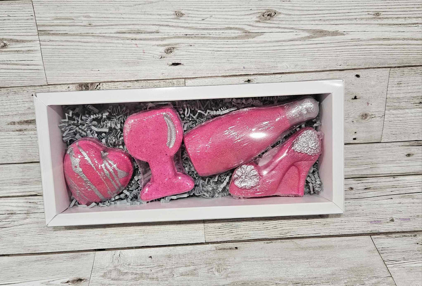 'Raspberry Fizz' Bath Bomb Gift Set