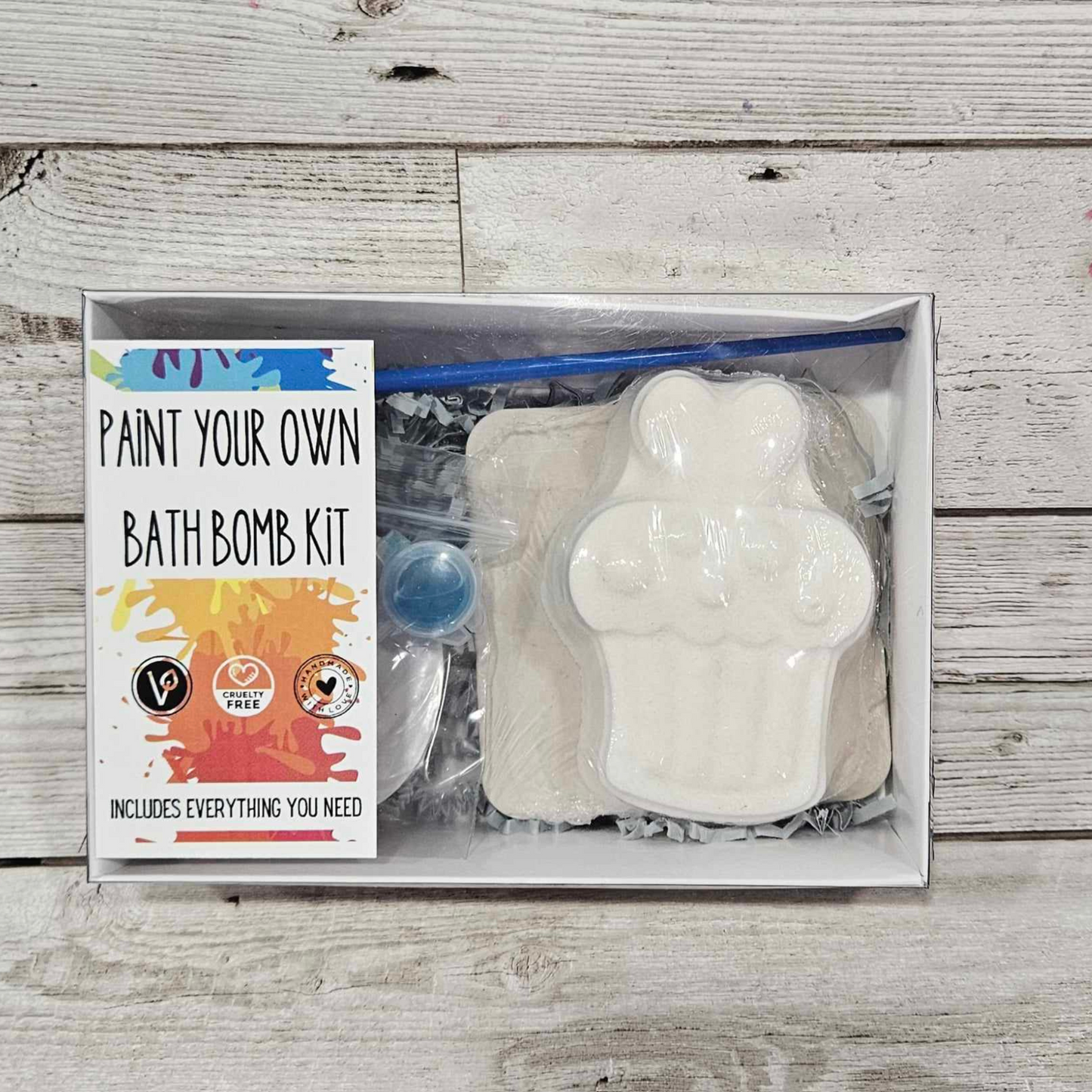 'Cute as a Cupcake' Paint your own Bath Bomb Kit