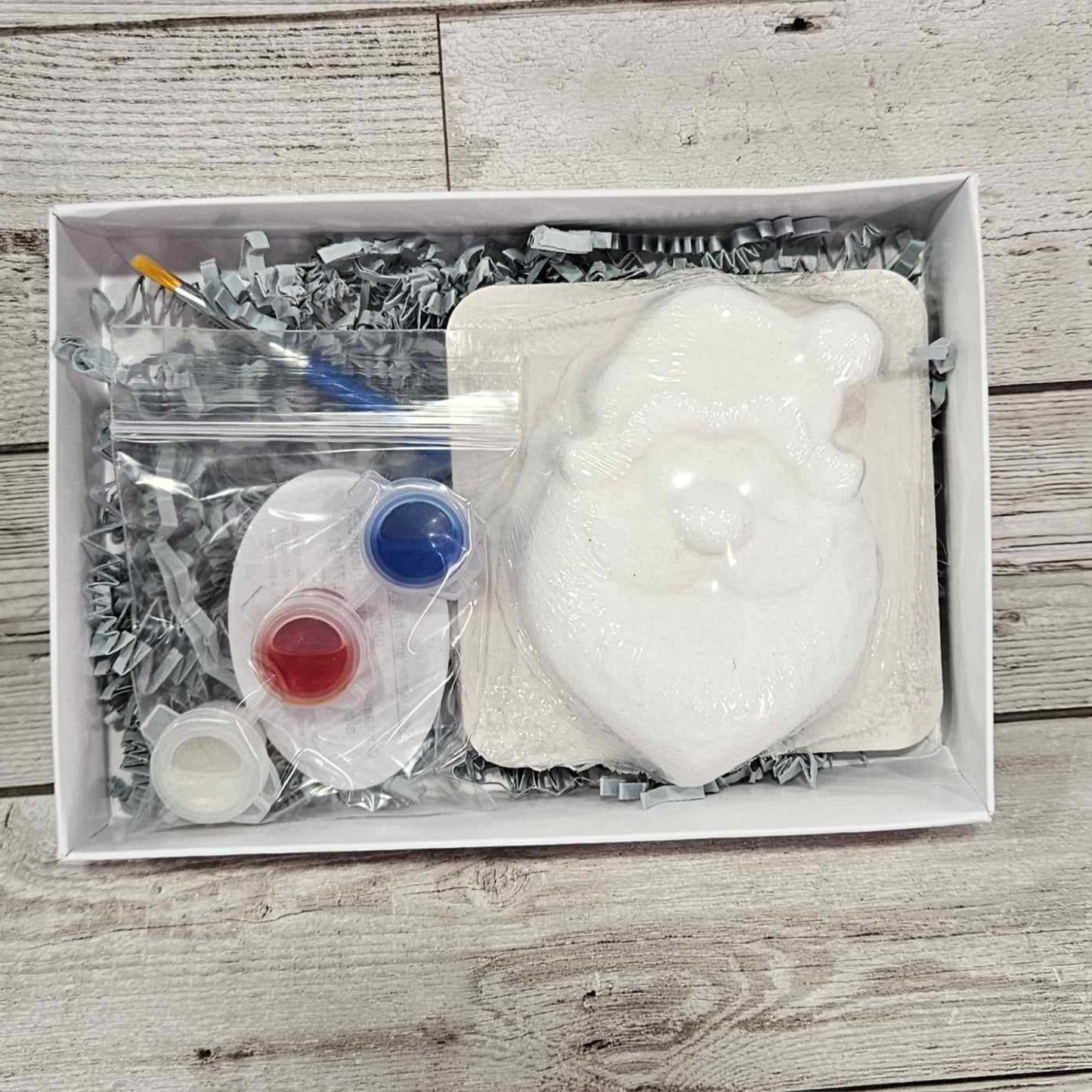 Santa Face Paint your own Bath Bomb kit