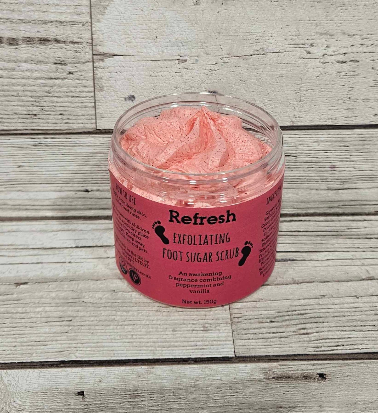 Refresh Exfoliating Foot Sugar Scrub-150g